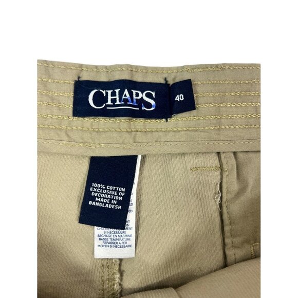 Chaps Men's Cargo Washed Cotton Shorts - Picture 3 of 6